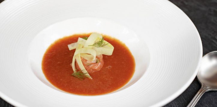 chunky-tomato-soup-with-irish-salmon-tartare-2