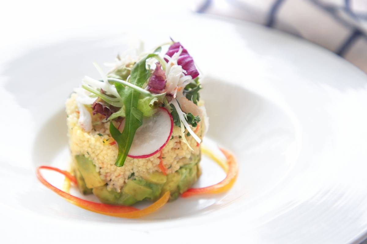 Crab Meat & Couscous salad with Avocado